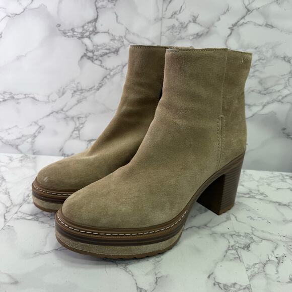 Y2K Steve Madden Women’s Boots Chunky sz 9.5 Suede #M344 - Picture 4 of 9